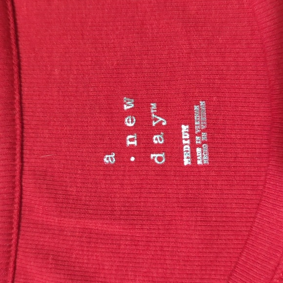 A New Day Women's Red Long Sleeve Shirt - Picture 3 of 9